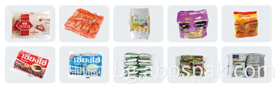 Автоматична пакетираща машина Instant Noodles Family Pack Група опаковки за храни опаковъчна машина